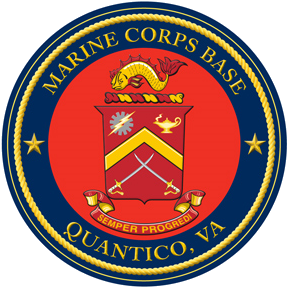 "Seal of Marine Corps Base Quantico" by United States Marine Corps - Public Affairs Office, Marine Corps Base Quantico. Licensed under Public Domain via Wikimedia Commons - https://commons.wikimedia.org/wiki/File:Seal_of_Marine_Corps_Base_Quantico.png#/media/File:Seal_of_Marine_Corps_Base_Quantico.png
